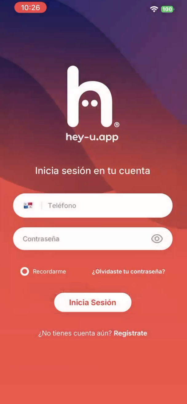 Hey You App Interface